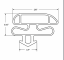 MCCALL Gasket 15743 59 7/16 X 23 3/4  Magnetic, 4 Sided