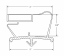 PERLICK Gasket 66237-19 21 7/8 X 12 1/16  Magnetic, 4 Sided