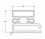 CONTINENTAL Gasket 2-244 26 X 23 3/8  Magnetic, 4 Sided
