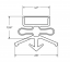 KELVINATOR Gasket 10-0976-02 64 1/4 X 29 1/2  Magnetic, 4 Sided