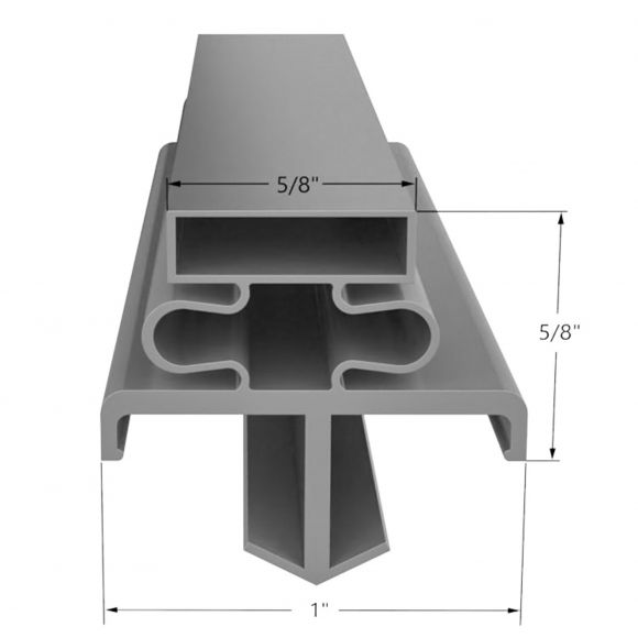 AMERIKOOLER Gasket 07-6140   78 1/4 X 36 1/8  Magnetic, 3 Sided