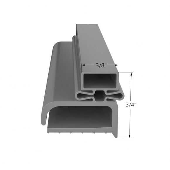 RANDELL Gasket IN-GSK106 16 X 7 5/8  Magnetic, 4 Sided
