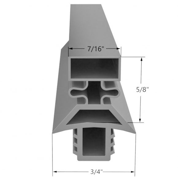 TRAULSEN Gasket 27566 59 1/2 X 23 1/2  Magnetic, 4 Sided