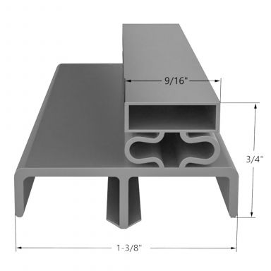 VICTORY Gasket 50596905 24 3/4 X 17 3/4  Magnetic, 4 Sided
